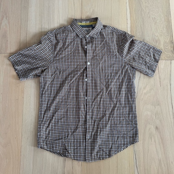 Original Penguin Casual Button Down Shirt Short Sleeve Size Medium - Picture 1 of 3
